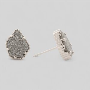 Kendra Scott-Rhodium Platinum rhodium Earrings NWT-Tessa Drusy